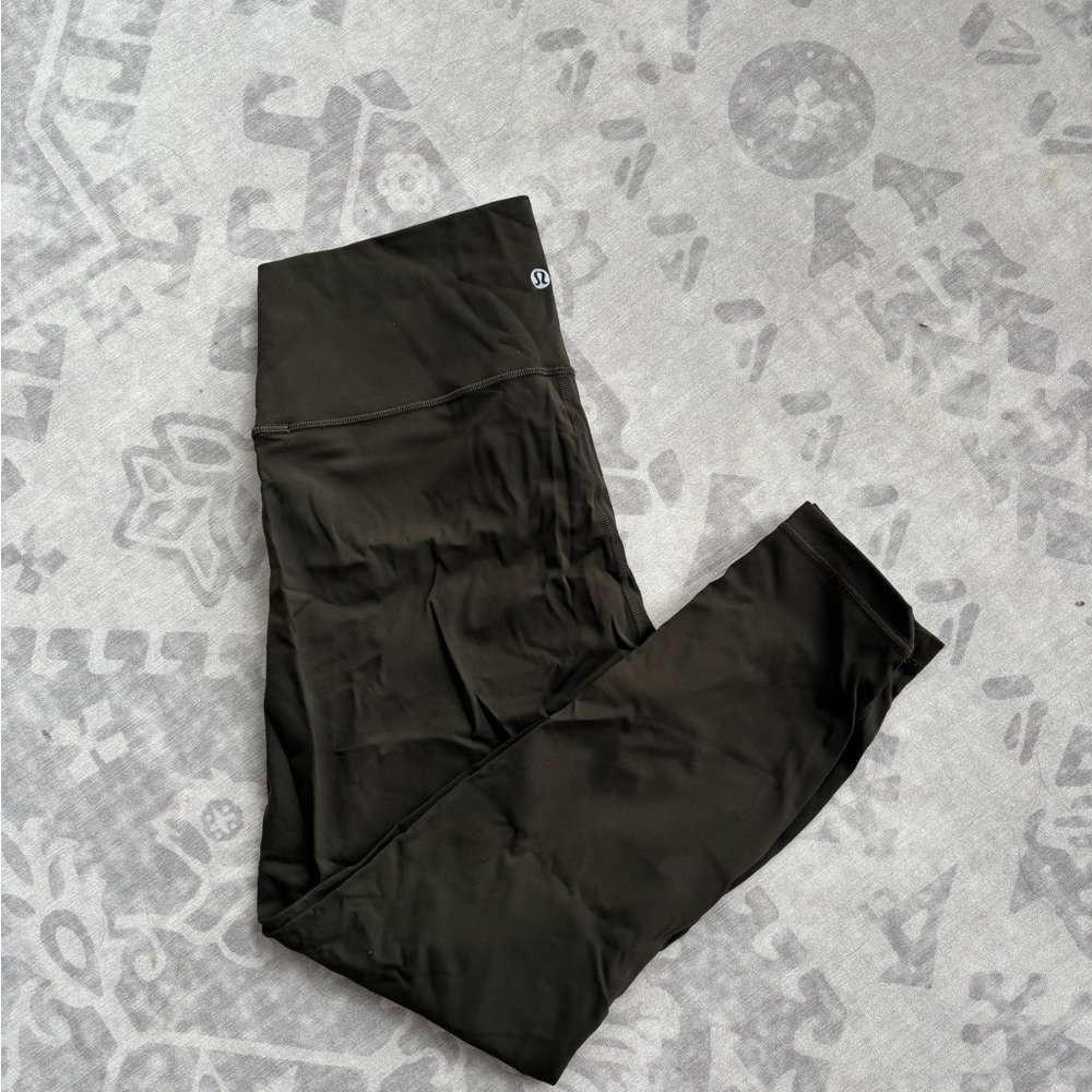 Lululemon Athletica Green Wunder Under Leggings